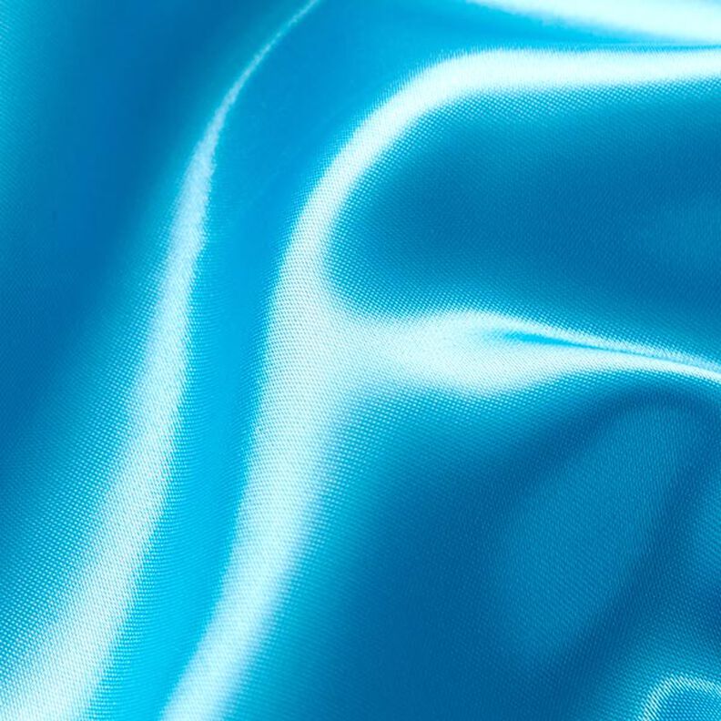 Polyester Satin – light turquoise,  image number 3