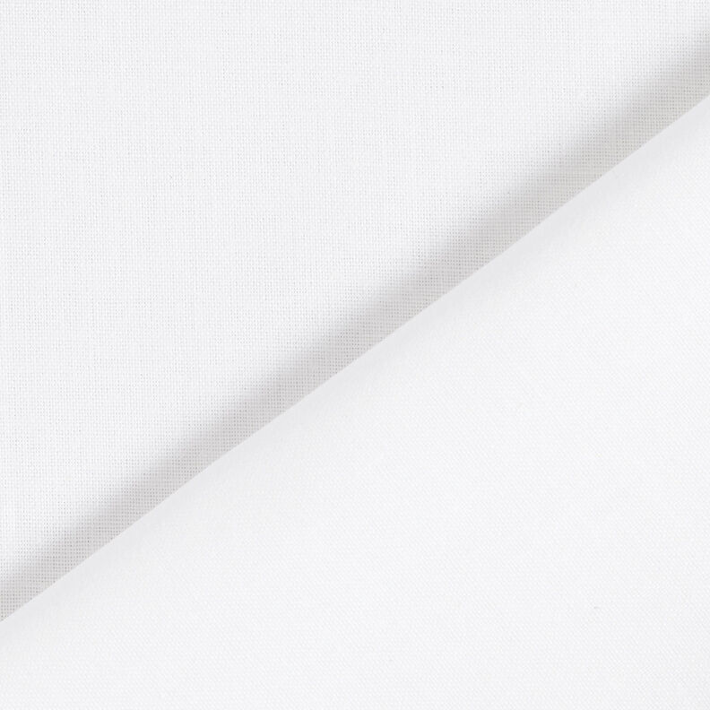 Cotton Cretonne Plain – white,  image number 3
