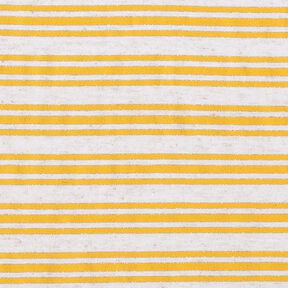 Viscose jersey, irregular glitter stripes – offwhite/sunglow, 