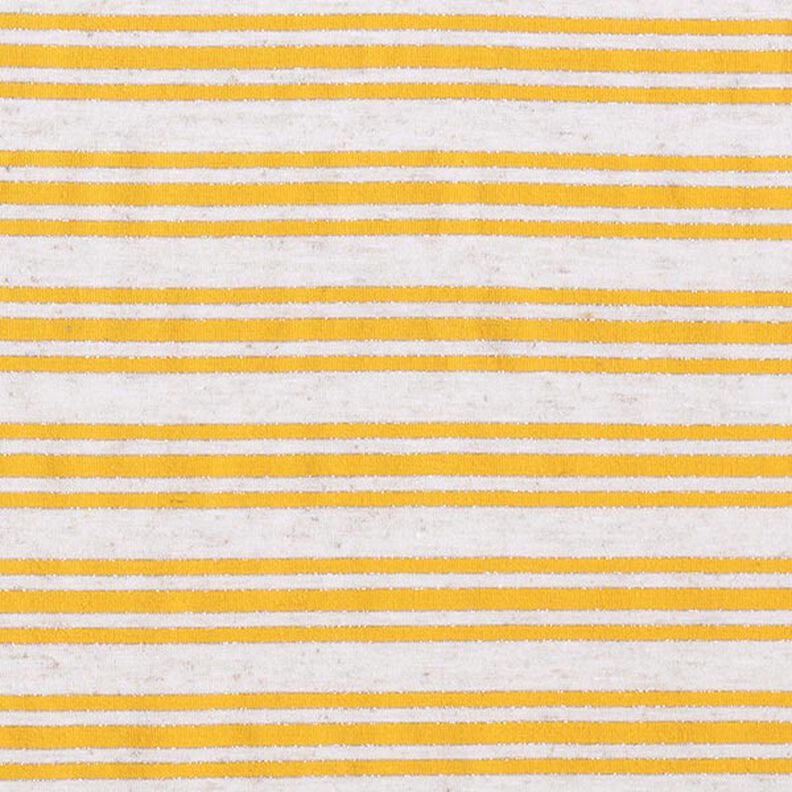 Viscose jersey, irregular glitter stripes – offwhite/sunglow,  image number 1