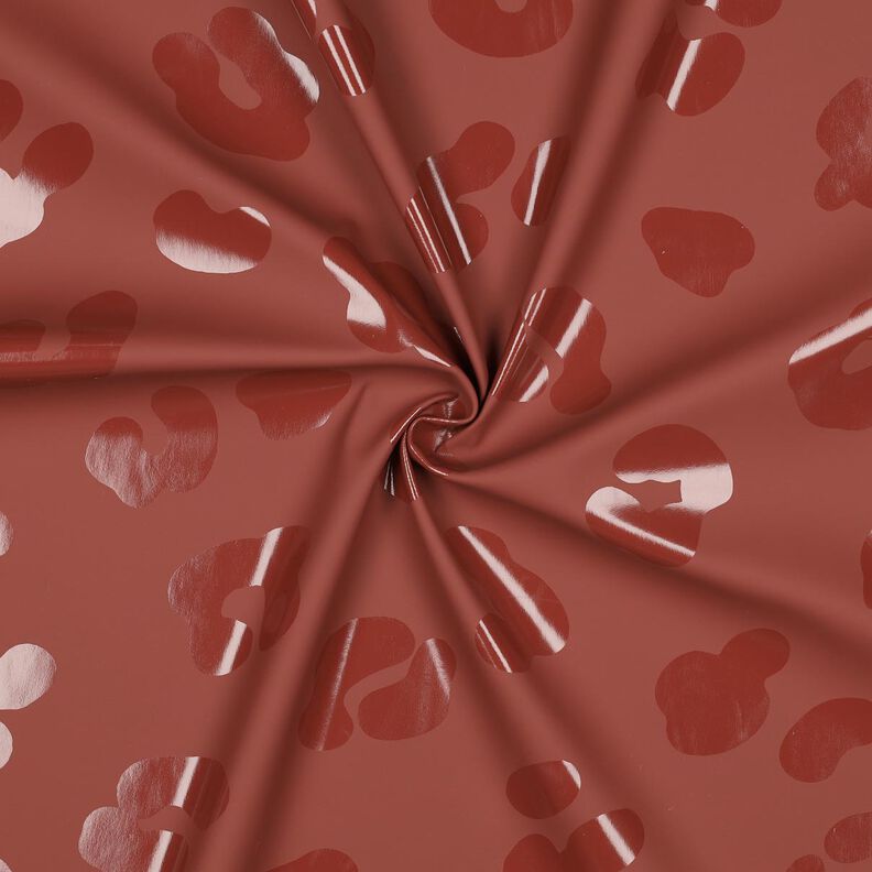Raincoat Fabric leopard print – hollyhock, image number 3