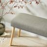 Upholstery Fabric Velvet look – light taupe,  thumbnail number 6