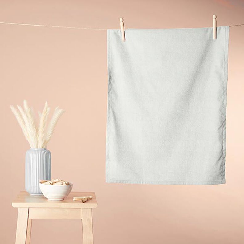 Cosy Towelling Bamboo Plain – offwhite,  image number 5