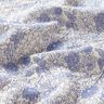 Double Gauze/Muslin blue flowers – white/brilliant blue,  thumbnail number 2