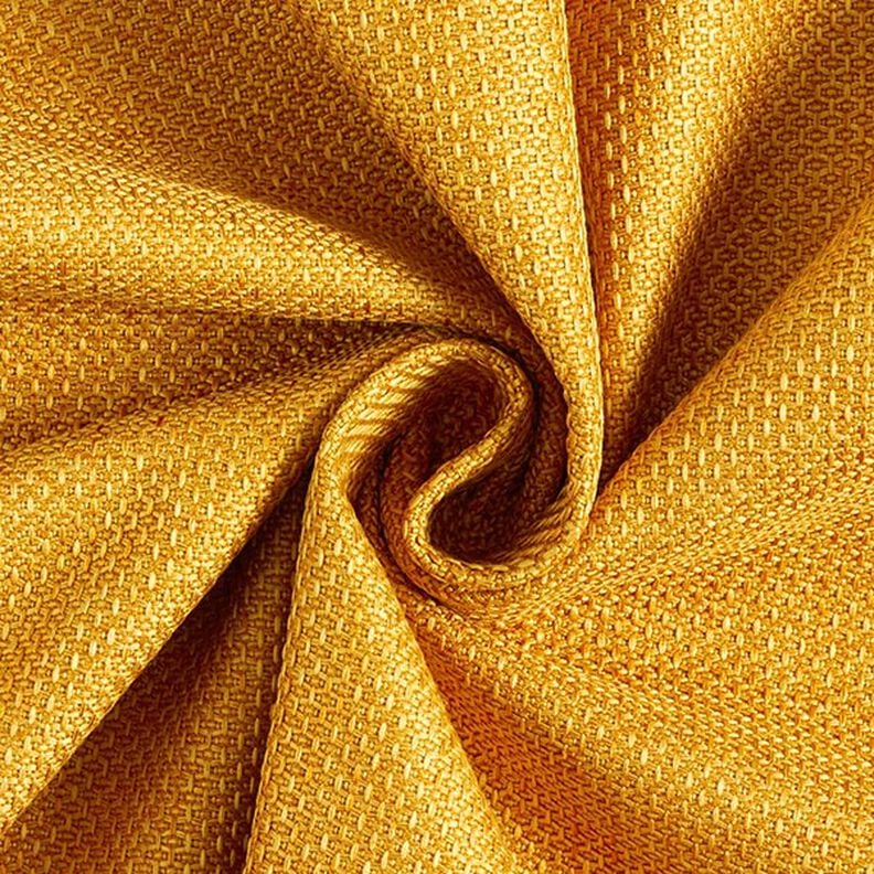 Upholstery Fabric Honeycomb texture – curry yellow,  image number 1