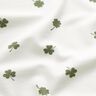 Cotton Jersey Clover Leaves – offwhite,  thumbnail number 2