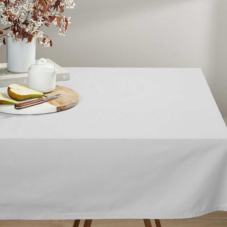 pure heavy linen Plain – misty grey,  image number 7