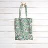 Decor Fabric Panama cherry blossom – pale mint/grape,  thumbnail number 8