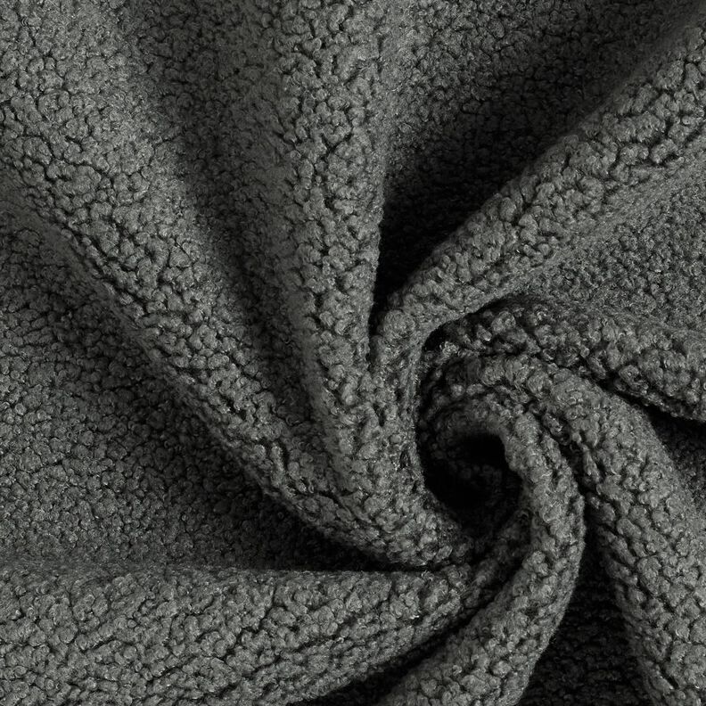 Upholstery Fabric Sheepskin look – dark grey, image number 1
