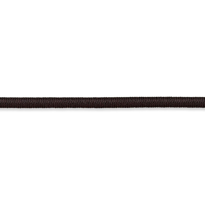 Elastic cord [Ø 3 mm] – black brown,  image number 1