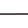 Elastic cord [Ø 3 mm] – black brown,  thumbnail number 1