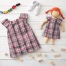 Double Gauze/Muslin Lurex checked | Poppy Fabrics – rosé/metallic gold,  thumbnail number 5