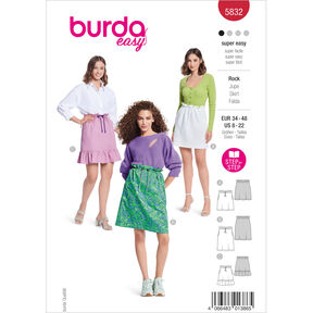 Skirt | Burda 5832 | 34-48, 