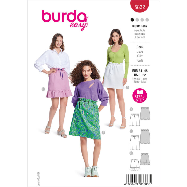 Skirt | Burda 5832 | 34-48,  image number 1