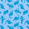 French Terry dinosaurs | PETIT CITRON – light blue,  thumbnail number 1
