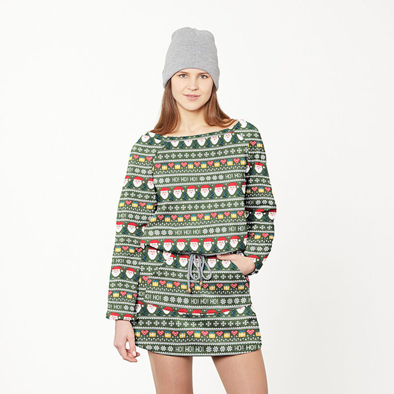 Ho! Ho! Ho! French Terry – dark pine,  image number 6