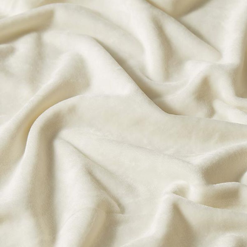 Stretch Velvet Nicky Velours – white,  image number 2
