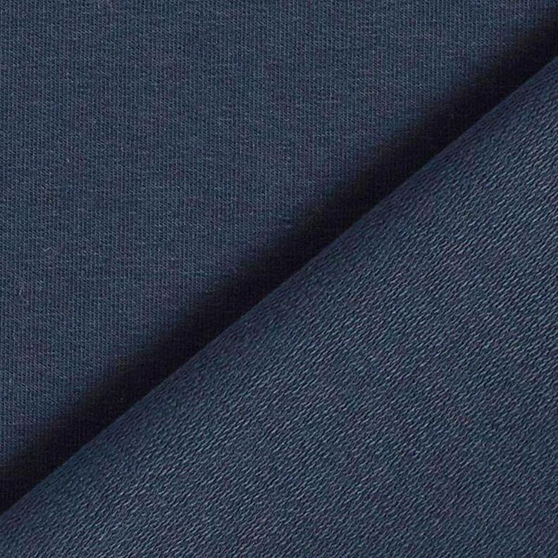 Light French Terry Plain – midnight blue,  image number 5