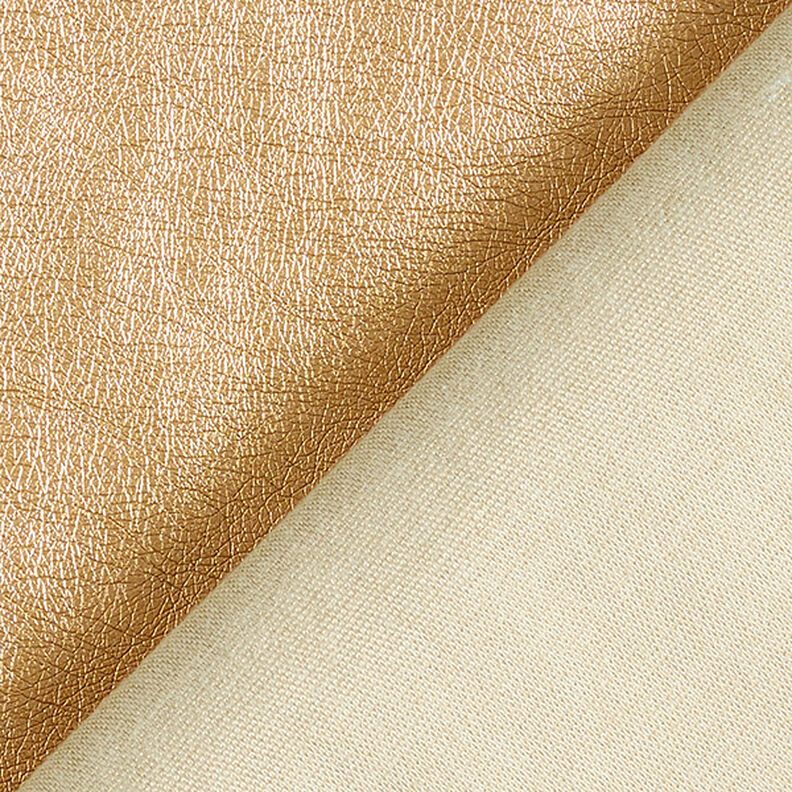 Imitation Leather Metallic Shine – gold metallic,  image number 3