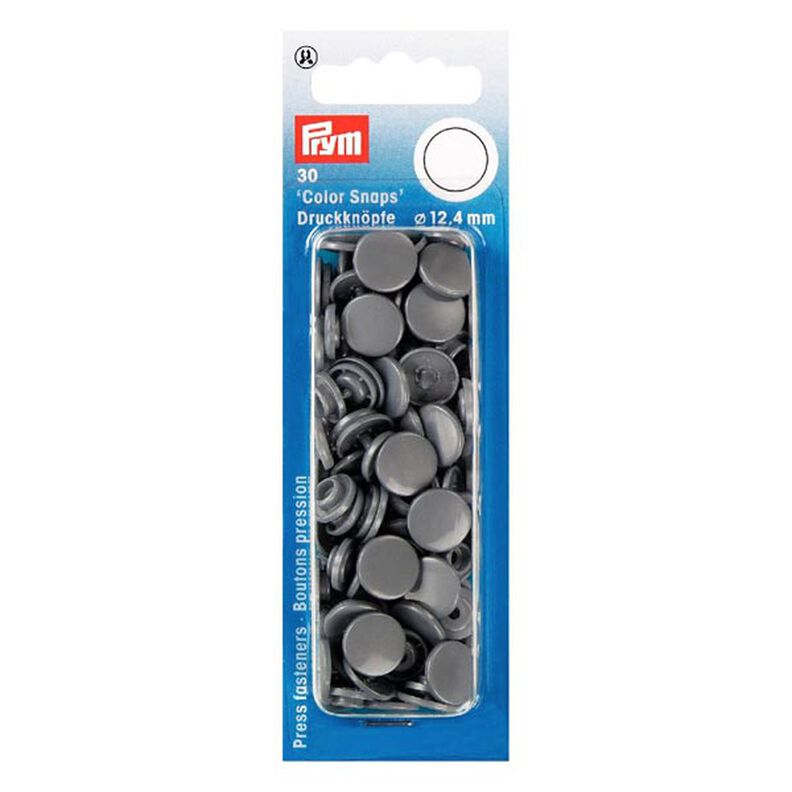Colour Snaps Press Fasteners 29 – silver grey | Prym,  image number 1