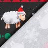 French Terry Määährry Christmas | Glitzerpüppi – black/chili,  thumbnail number 4