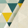 Half Panama Decor Fabric Triangles – green,  thumbnail number 4