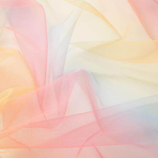 Soft Mesh Rainbow Ombre – pink/yellow, image number 3
