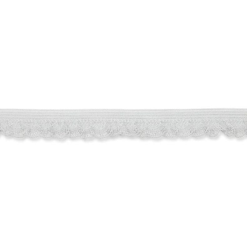 Elasticated Ruffle [15 mm] – light grey,  image number 2