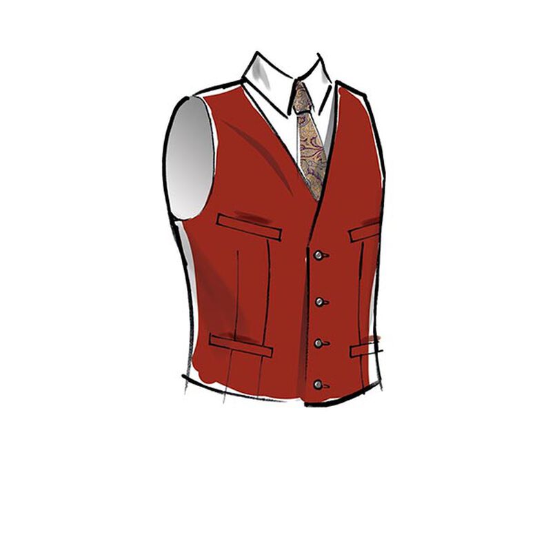 Men's vest | McCalls 8133 | 32-56,  image number 3