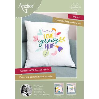 Love Grows Cushion Cover Embroidery Kit, 