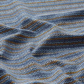 Cotton Jersey knitting pattern – navy blue, 