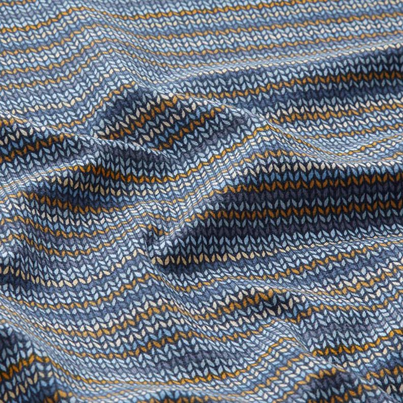 Cotton Jersey knitting pattern – navy blue,  image number 2