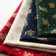 Christmas tree cotton poplin fabric – navy blue,  thumbnail number 5