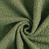 Fulled knitted bouclé – olive,  thumbnail number 1