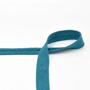 Bias binding Muslin [20 mm] – light petrol, 