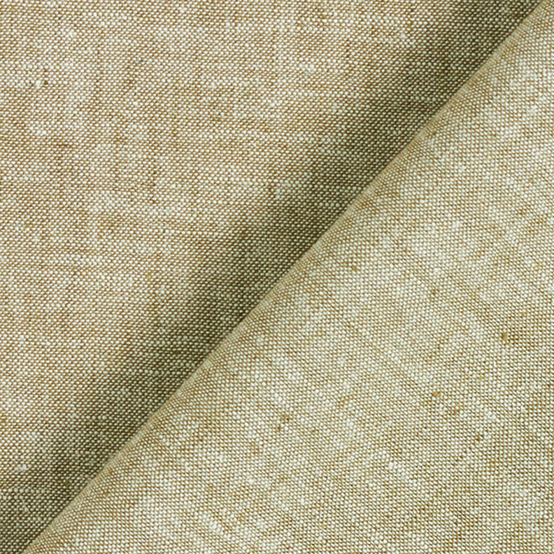 Cotton Linen Blend Mottled – light khaki,  image number 3