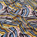 Abstract leaves viscose jersey – light beige/mauve, 