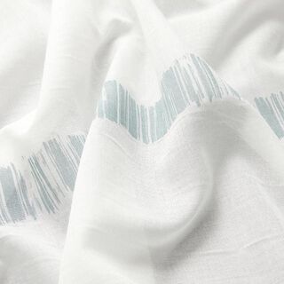 Curtain Fabric Voile delicate stripes 295 cm – reed/ivory, 