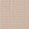 Decor Fabric Half Panama stripes with stars – natural/burgundy,  thumbnail number 1