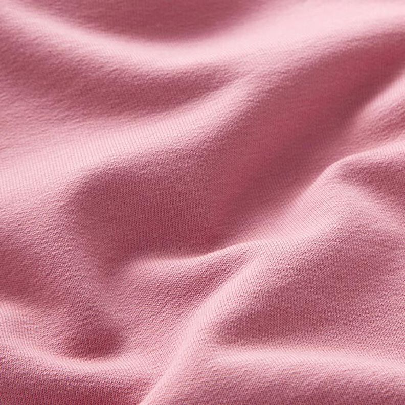 Light French Terry Plain – dark dusky pink,  image number 3