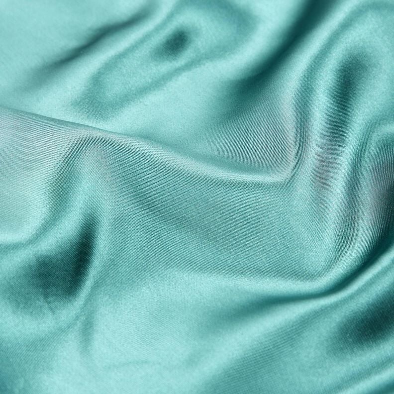 Satin lining plain – blue spruce, image number 2