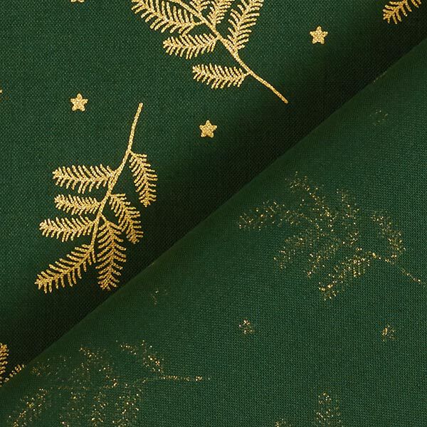 Christmas tree cotton poplin fabric – fir green,  image number 4