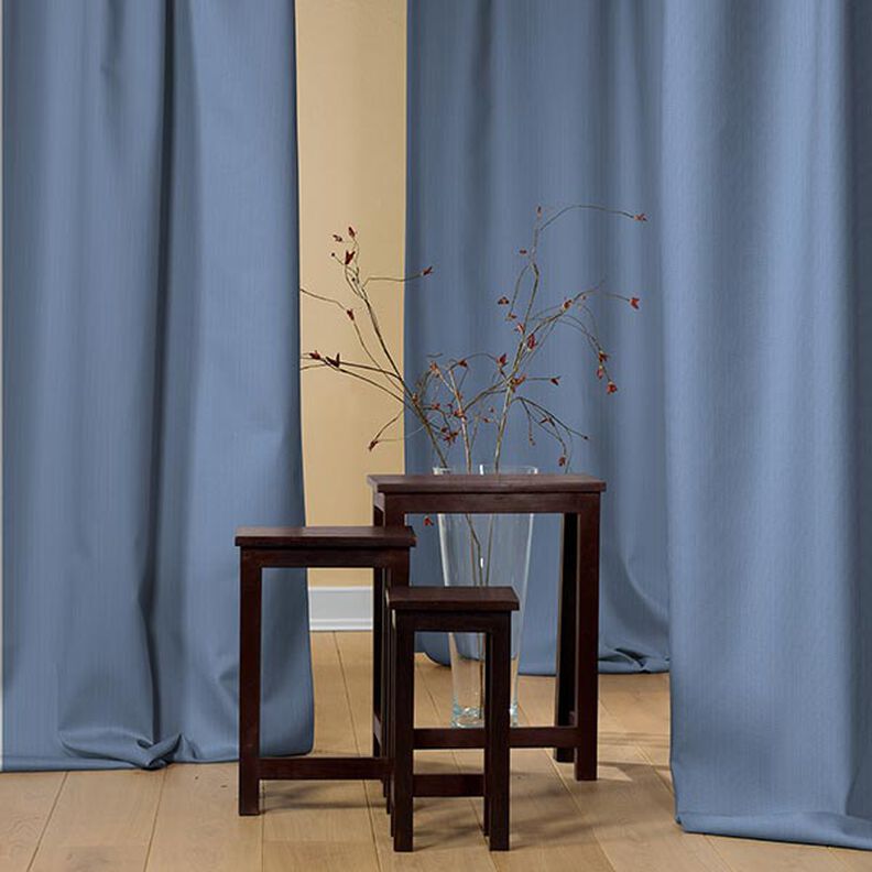 Blackout fabric Herringbone – denim blue,  image number 5