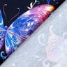 Cotton Jersey Colourful Butterflies | Glitzerpüppi  – midnight blue/ice blue,  thumbnail number 4