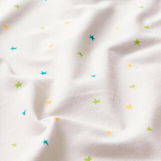 Cotton Jersey small stars | PETIT CITRON – offwhite, 