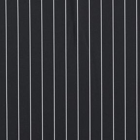 stretch pinstripe trouser fabric – black/white, 