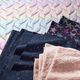 Quilted Fabric diagonal pattern, iridescent – pastel mauve,  thumbnail number 7