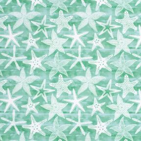 Swimsuit Fabric UPF50 starfish – eucalyptus/white, 