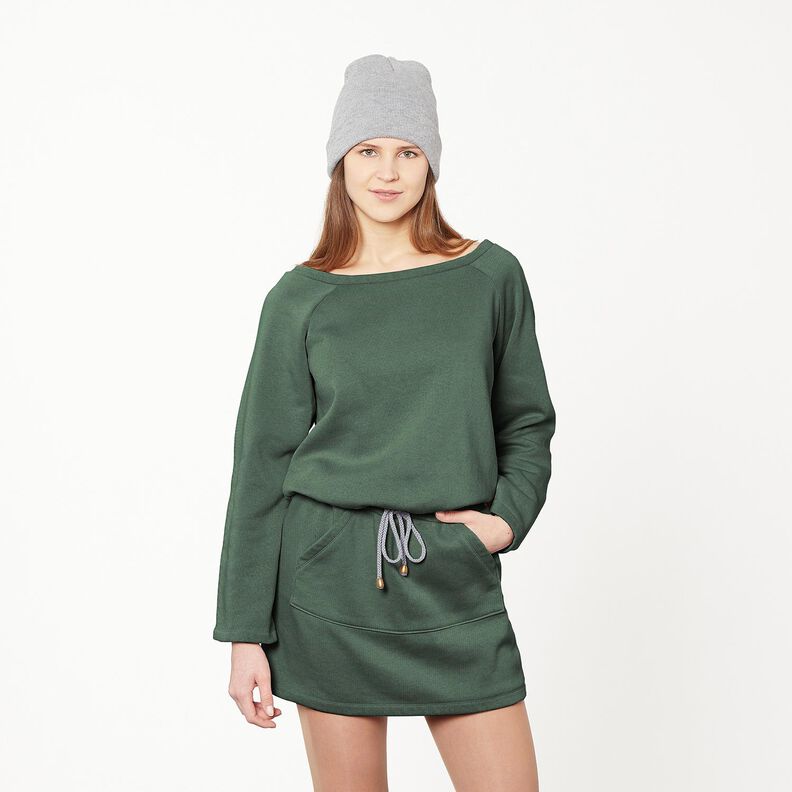 GOTS French Terry | Tula – olive,  image number 5
