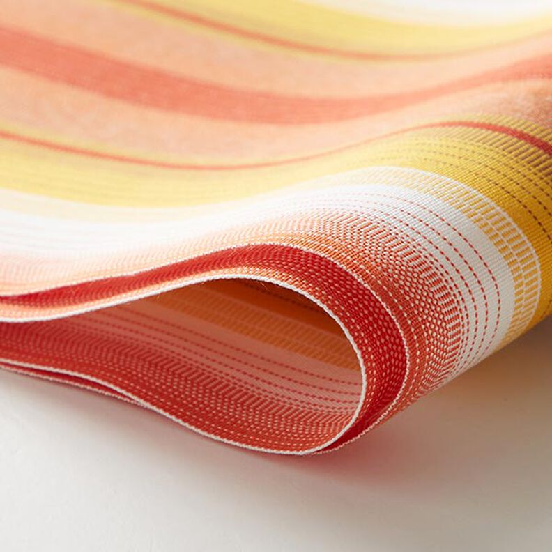 awning fabric melange stripes – terracotta/mustard,  image number 6